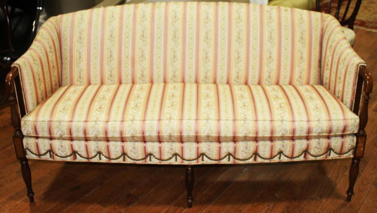 Sheraton-style Salem, MA Inlaid Mahogany Sofa (1 of 10)