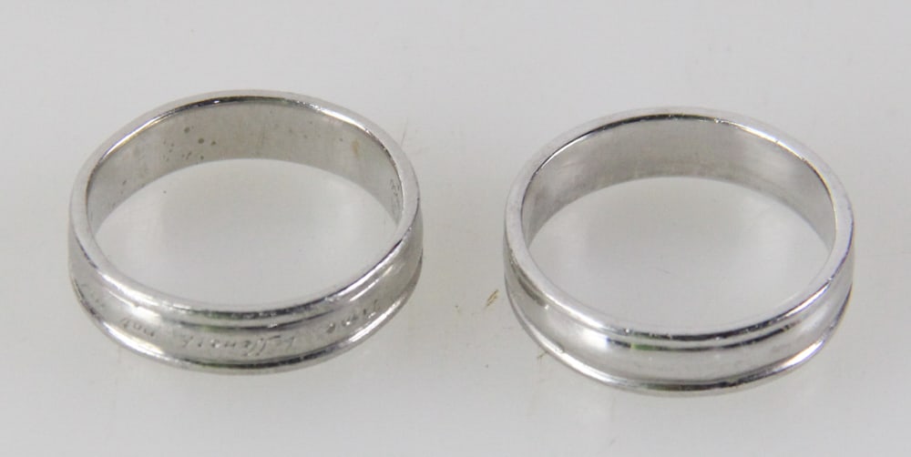 Platinum Wedding Bands - 7
