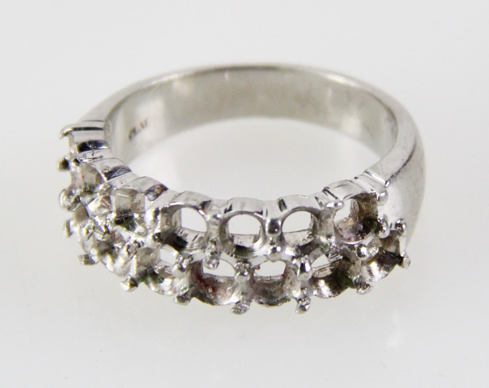 Ladies' Platinum Ring Setting - 8