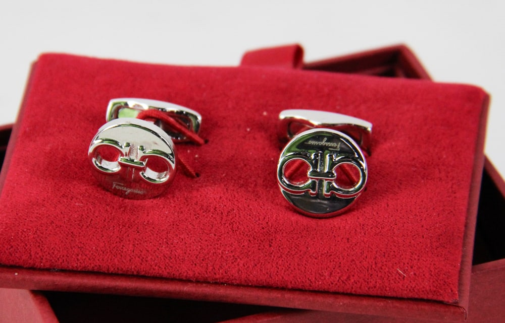 Ferragamo Sterling Silver Cufflinks - 2
