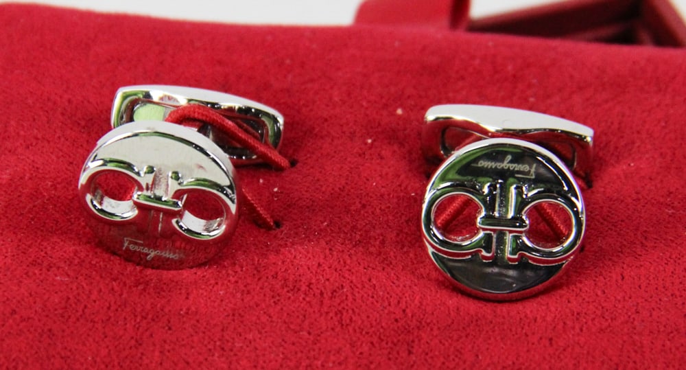 Ferragamo Sterling Silver Cufflinks - 3