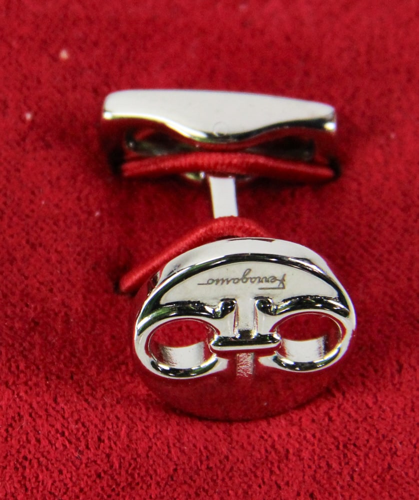 Ferragamo Sterling Silver Cufflinks - 5