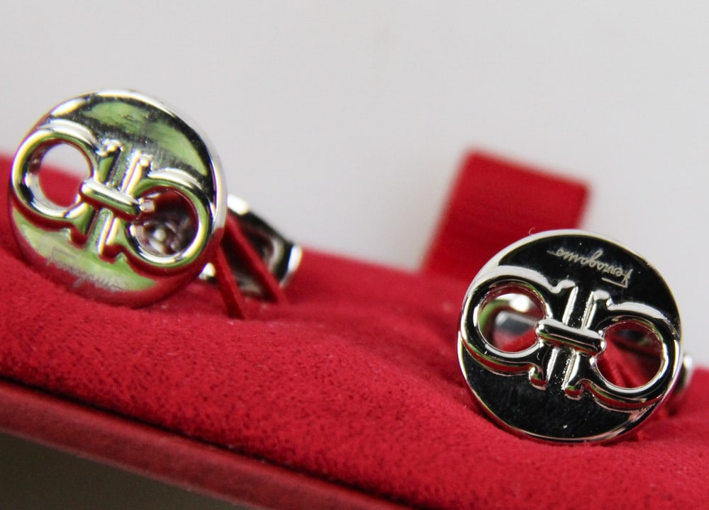 Ferragamo Sterling Silver Cufflinks - 9
