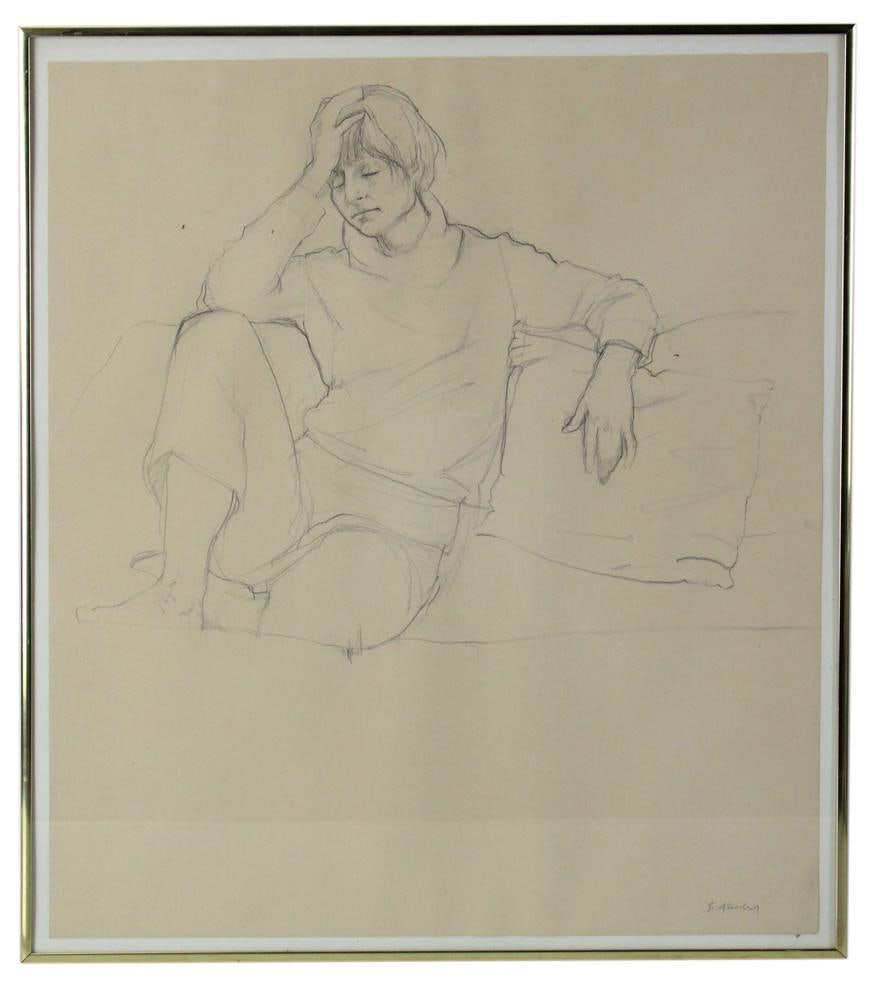 Sigmund Abeles, "Day's End", Pencil Drawing (1 of 8)