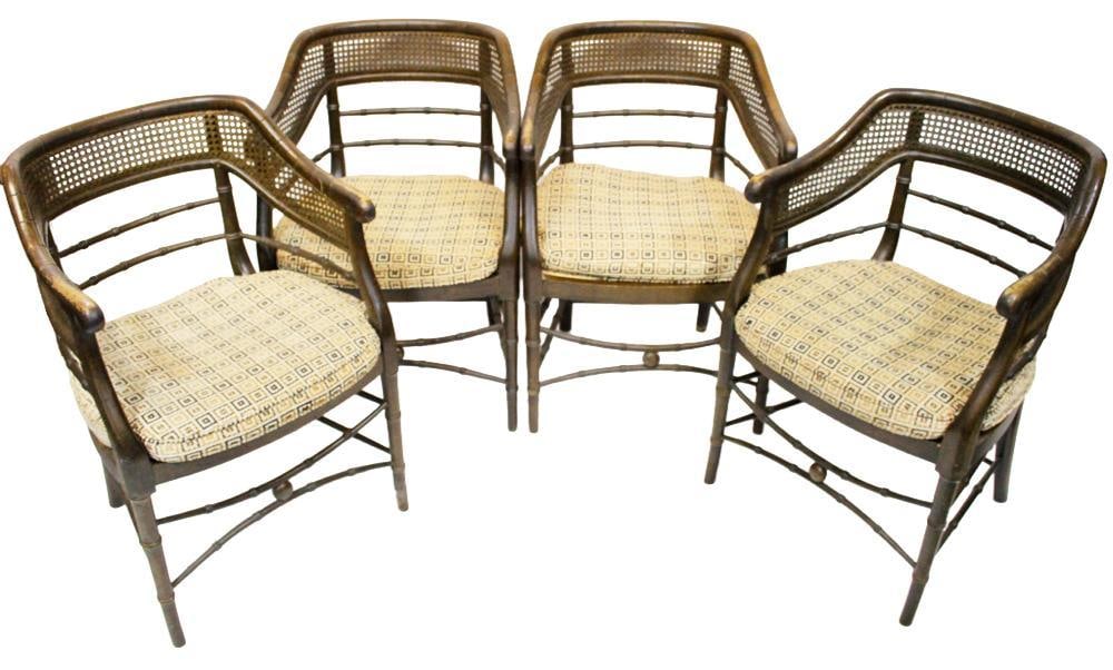 Bamboo-style Armchairs (1 of 9)