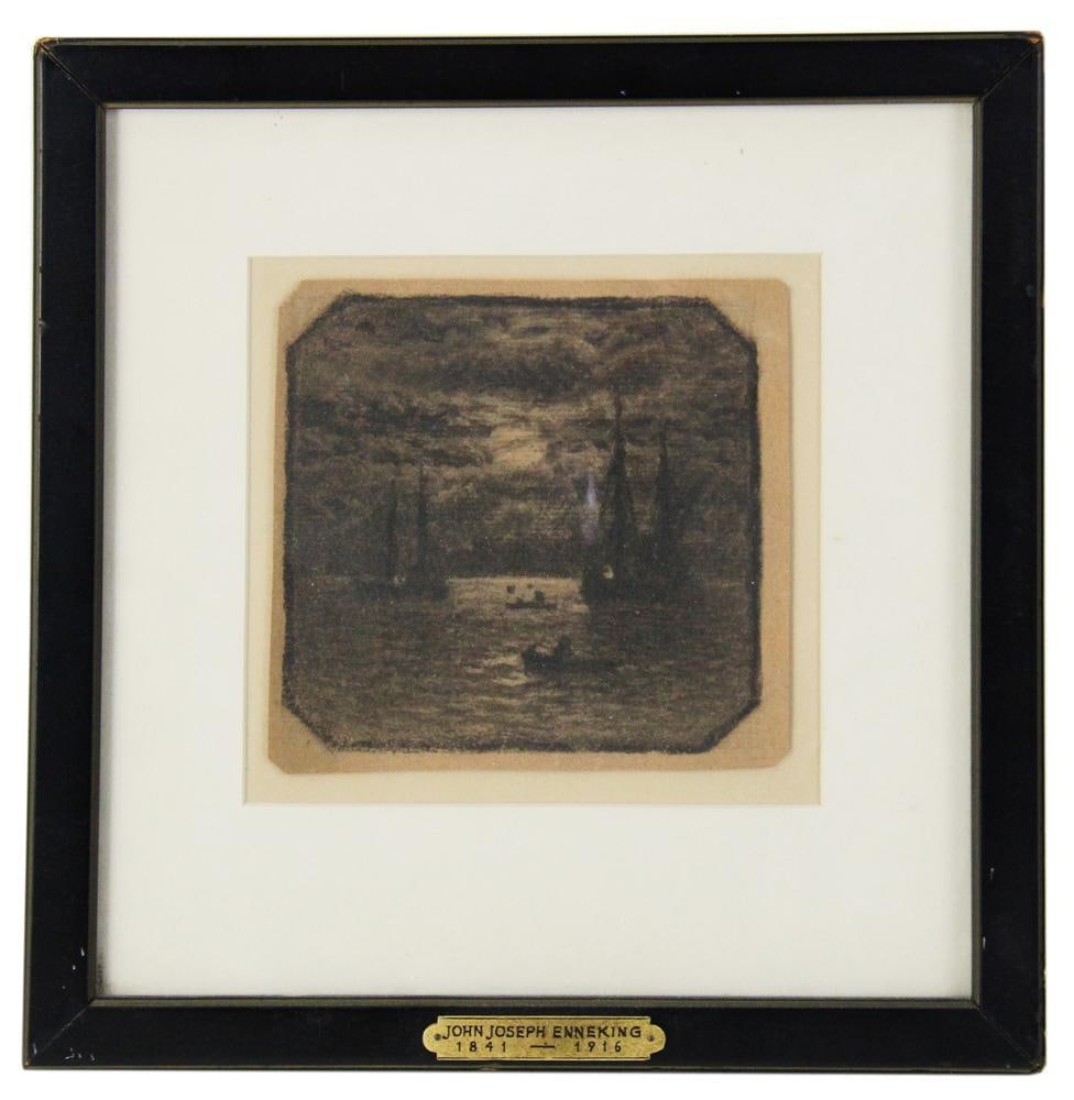John Joseph Enneking, Charcoal Drawing (1 of 7)