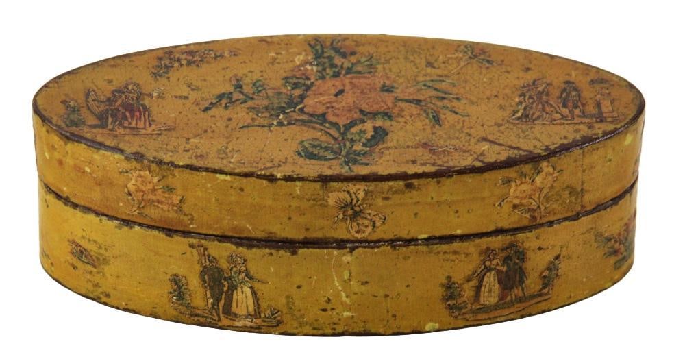 Early Yellow Decoupage Box (1 of 8)