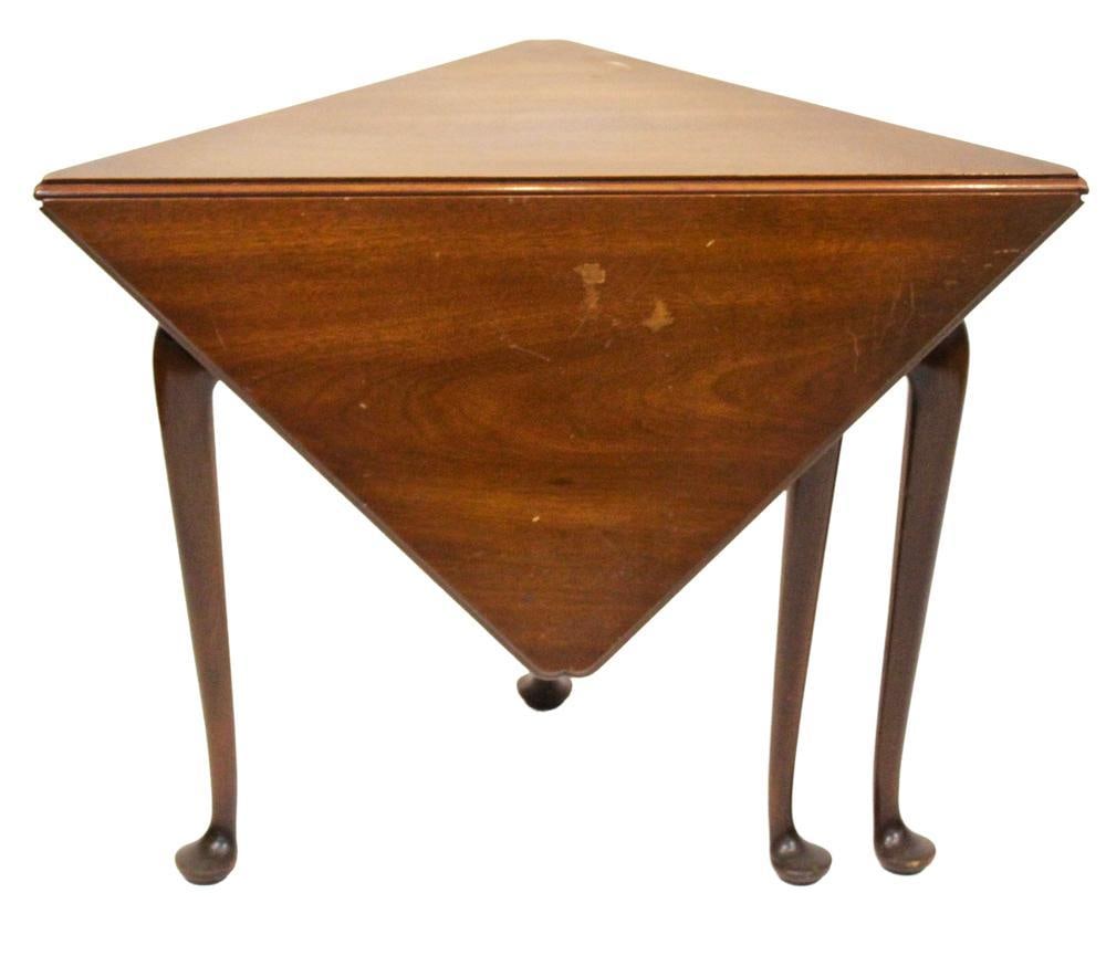 Custom Mahogany Handkerchief Table (1 of 10)