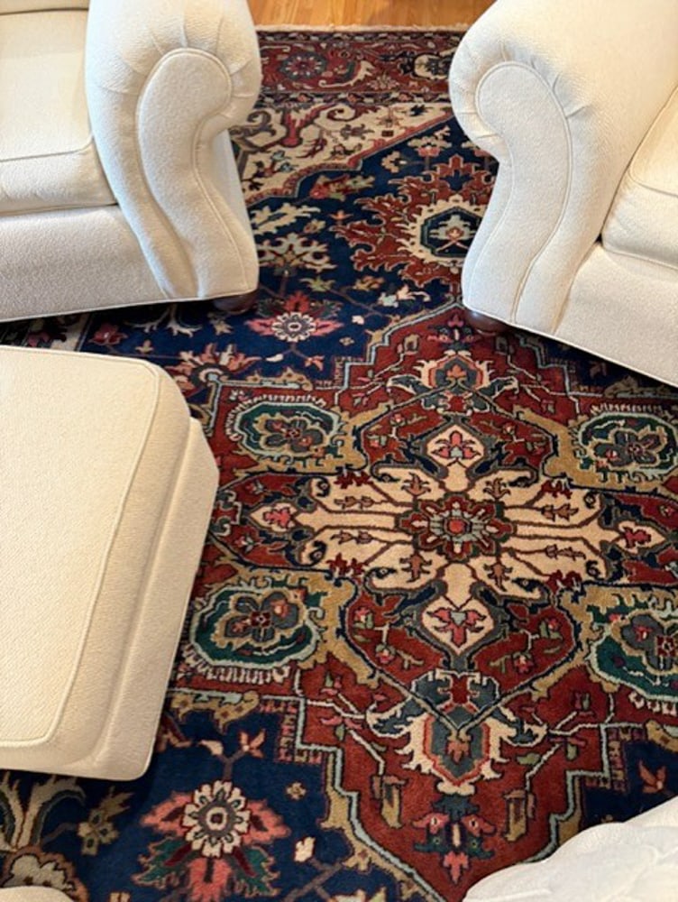 Antique Anatolian Rug: Antique Anatolian rug, 5' x 10' 8". Provenance: Ocala, Florida collection.
