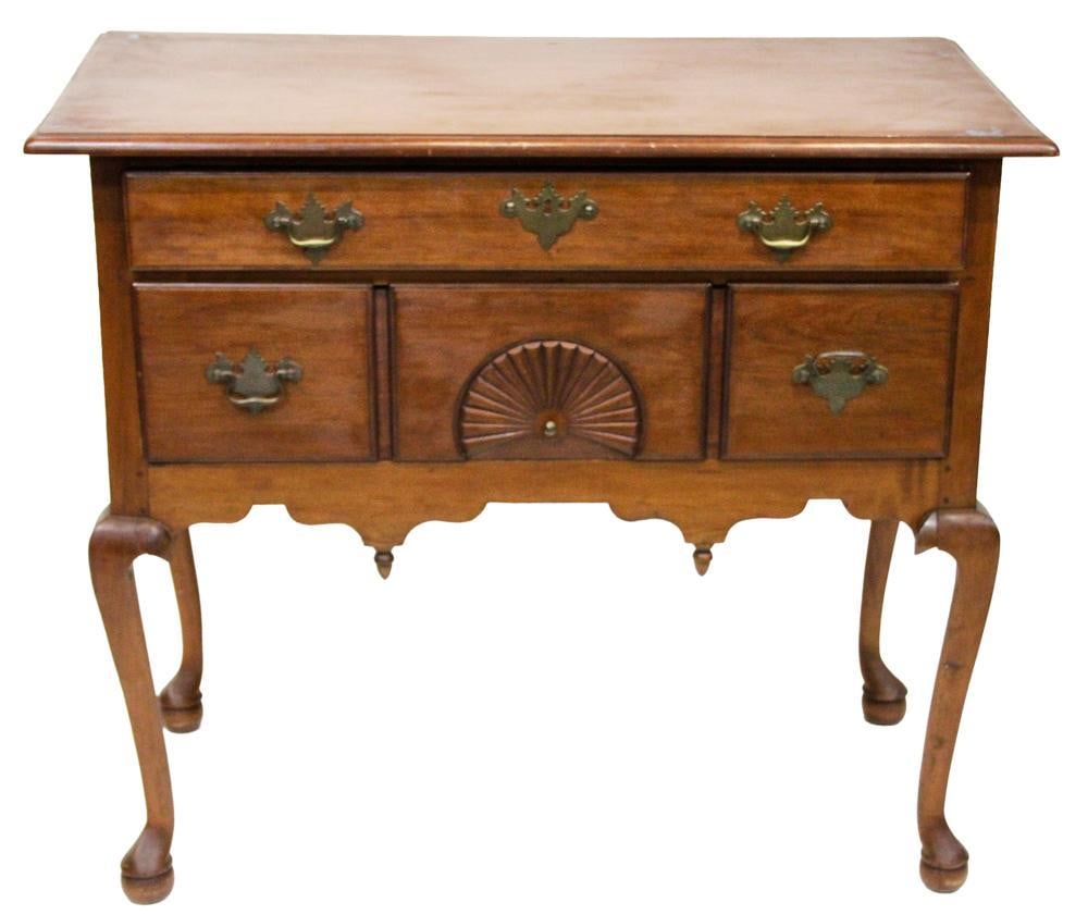 18thC Boston Queen Anne Lowboy (1 of 10)