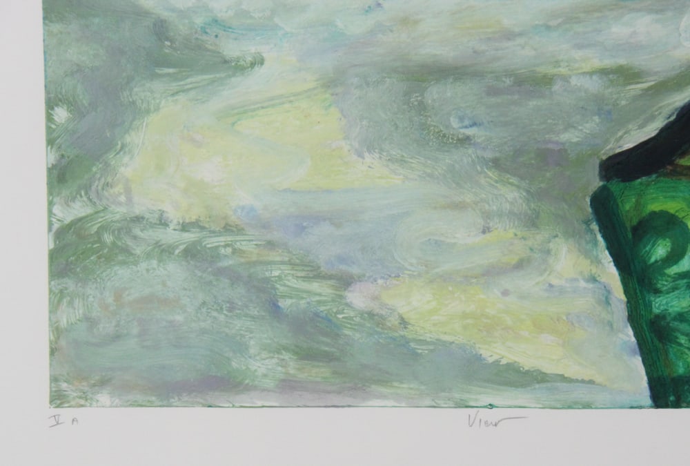 Gregory Amenoff, "View", Monoprint - 6