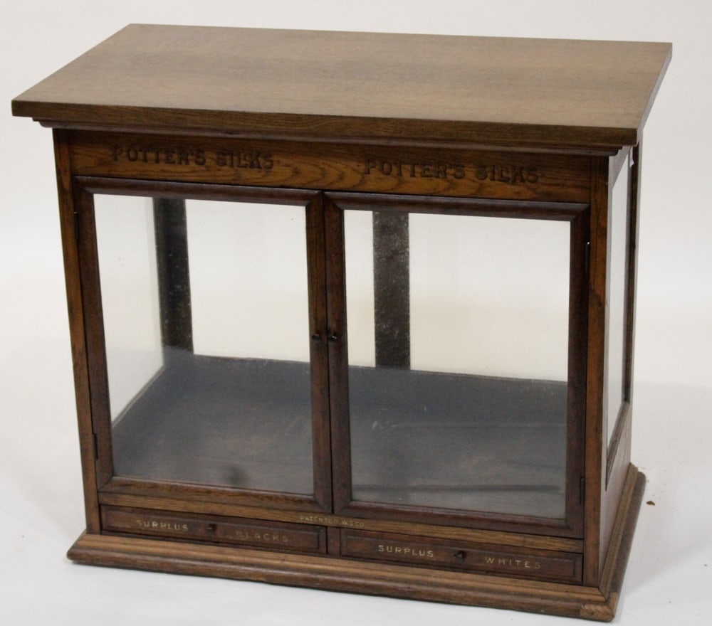Antique Potter's Spool Cabinet - 2