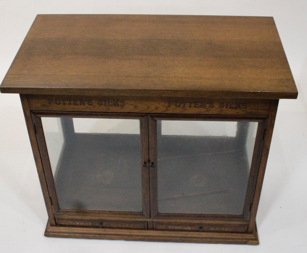 Antique Potter's Spool Cabinet - 5