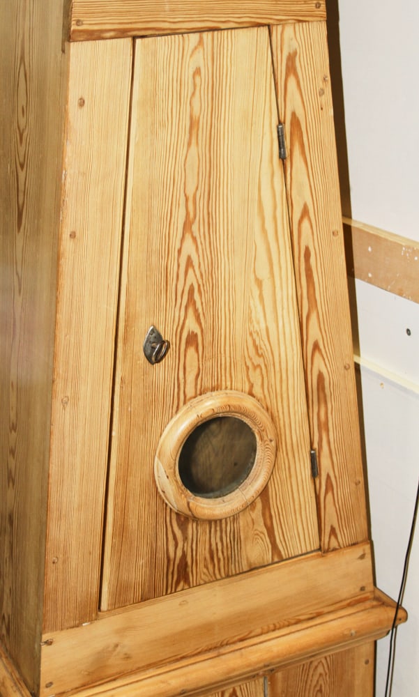 Antique Scandinavian Pine Clock - 4