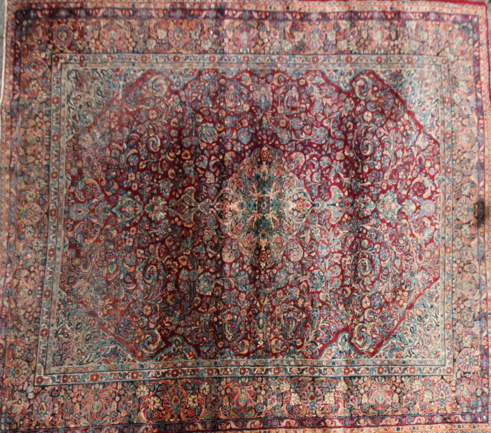 Antique Persian Sarouk Rug - 2