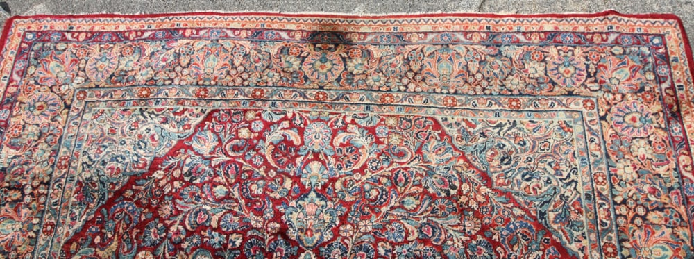 Antique Persian Sarouk Rug - 5