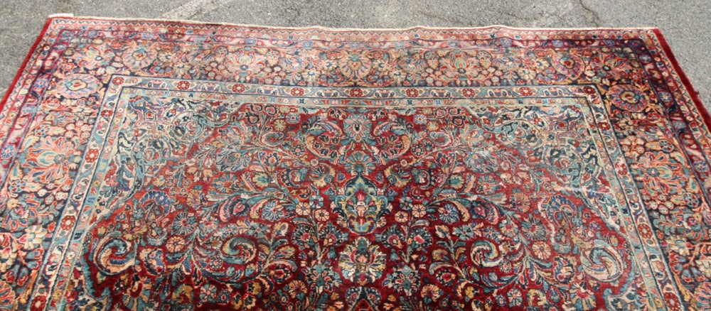 Antique Persian Sarouk Rug - 6