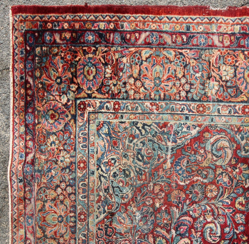 Antique Persian Sarouk Rug - 7