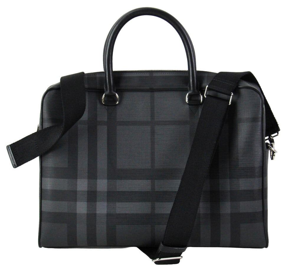 Burberry Classic Haymarket Briefcase, Like New: Burberry Classic Haymarket briefcase. Like new condition. Provenance: Mashpee, Massachusetts collection.