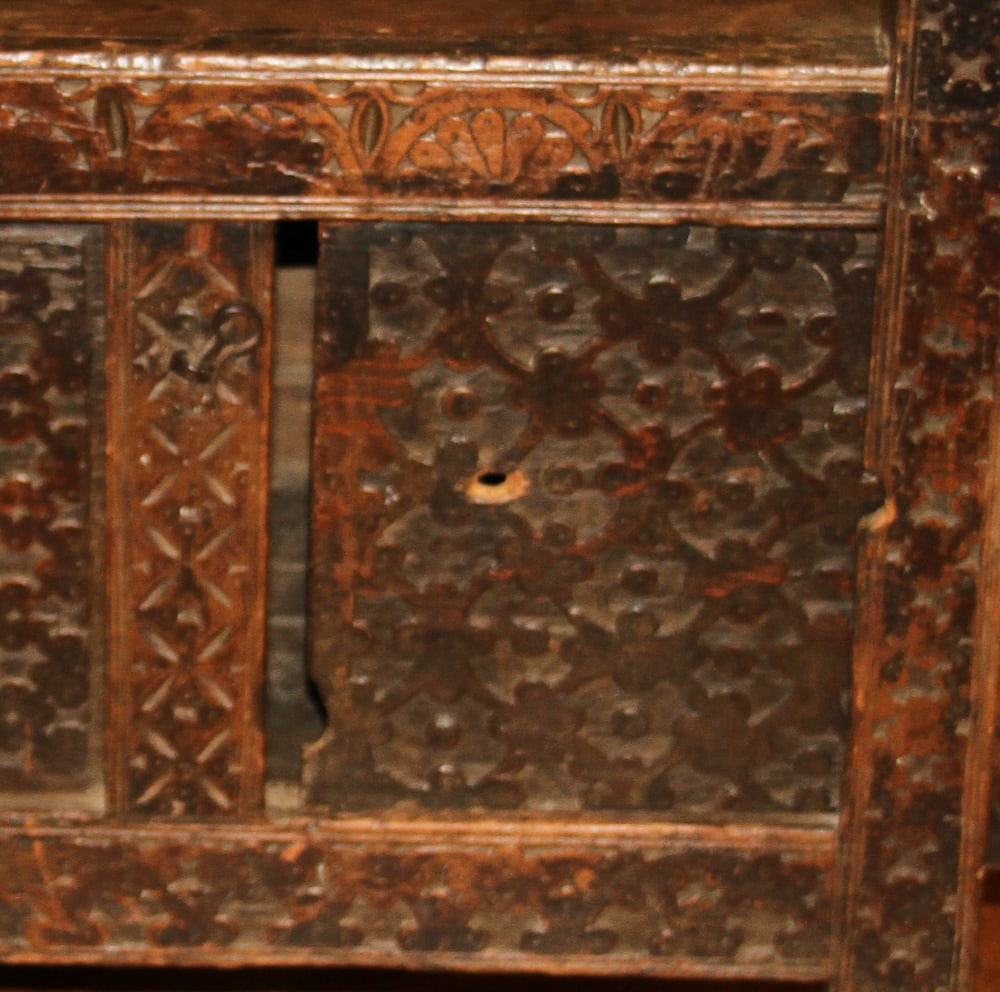 19thC Middle Eastern Carved Cabinet - 6