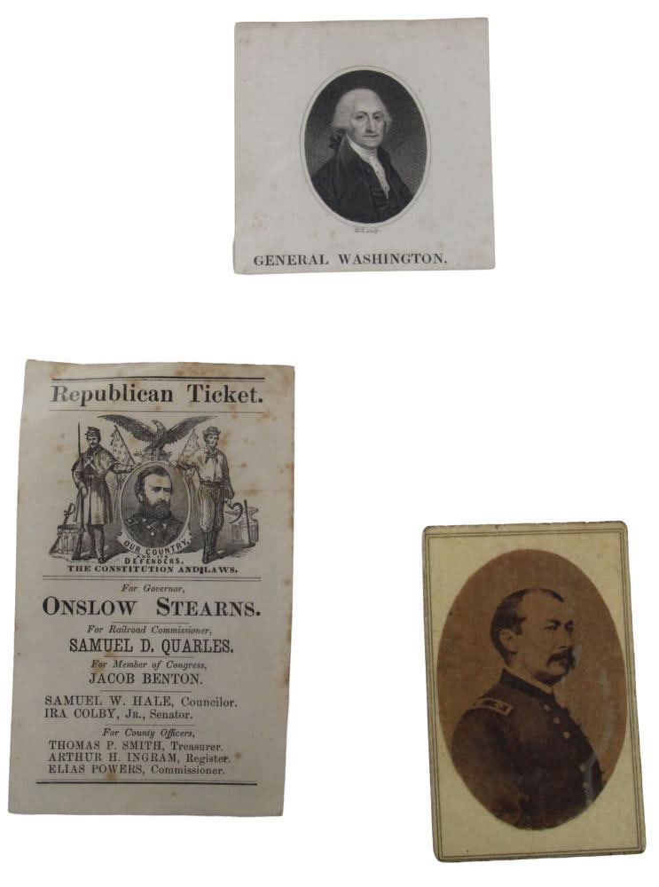 General Washington Engraving, Republican Ticket, CDV (1 of 9)