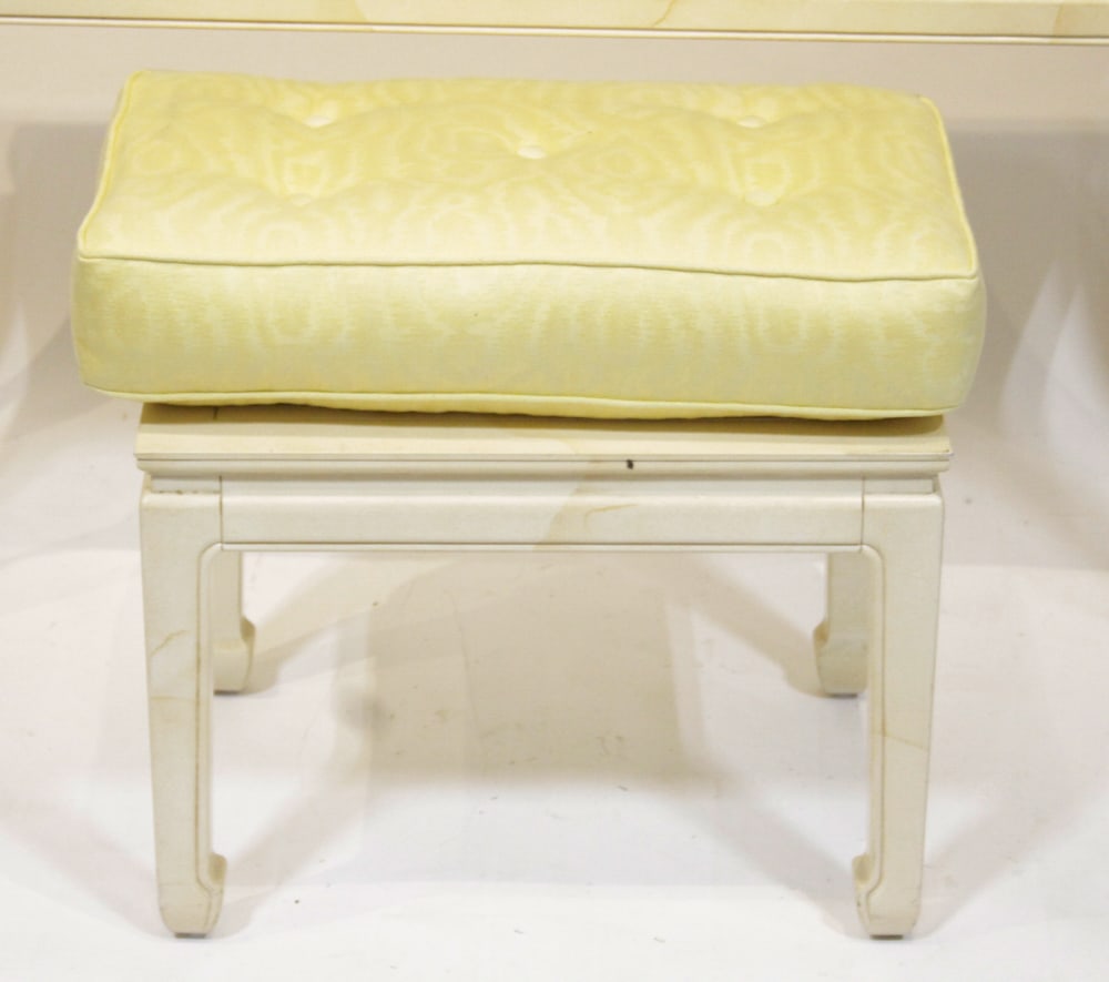 Henredon Painted Hall Table, with Bench - 2