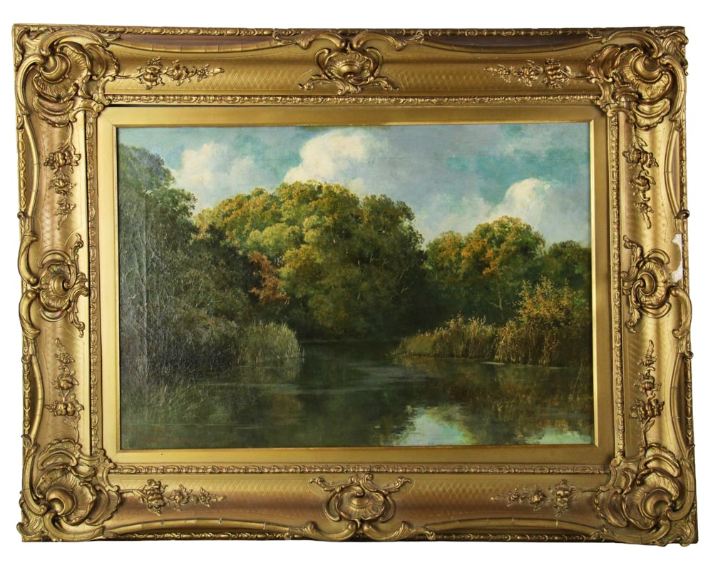 George Parsons Norman, "Fish Decoy", Oil on Canvas (1 of 9)