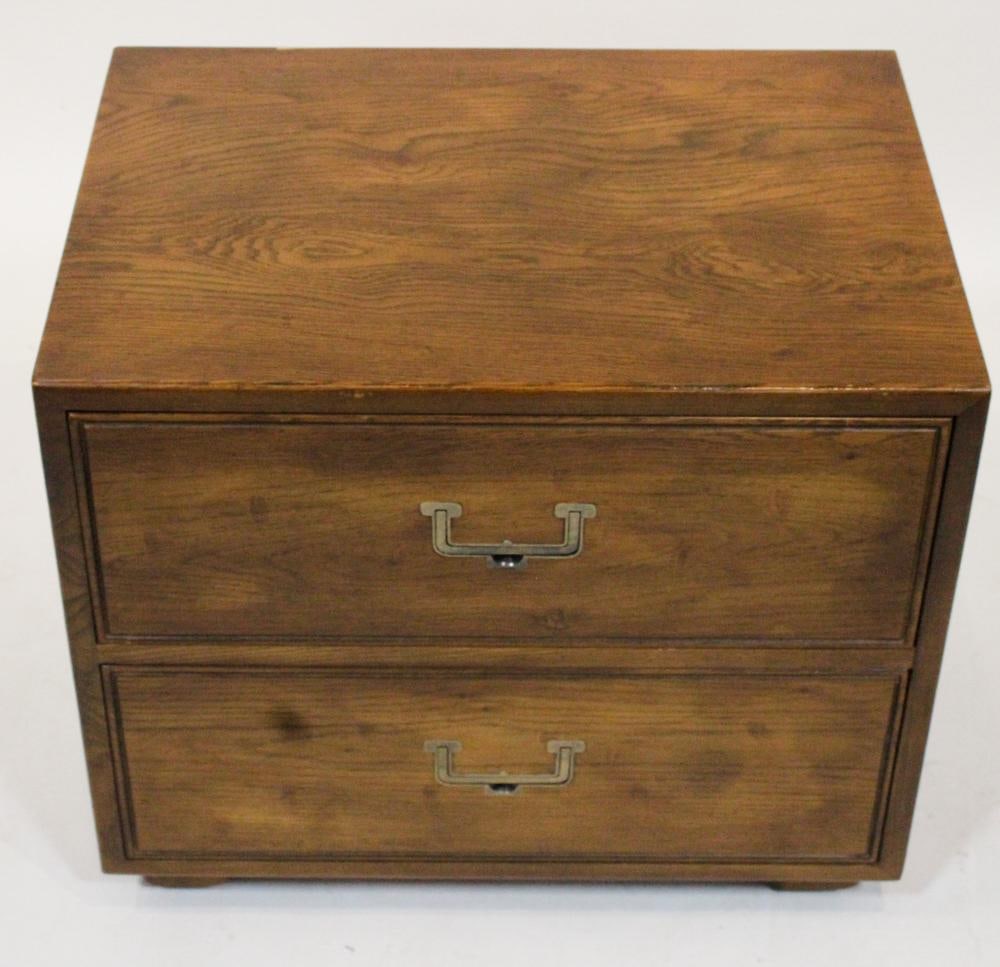 20thC Artefacts Two-Drawer Chest - 4