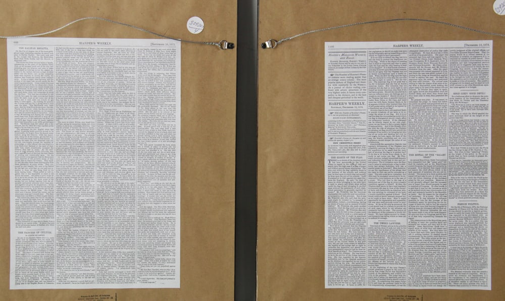 Harpers Weekly Prints, Framed - 11