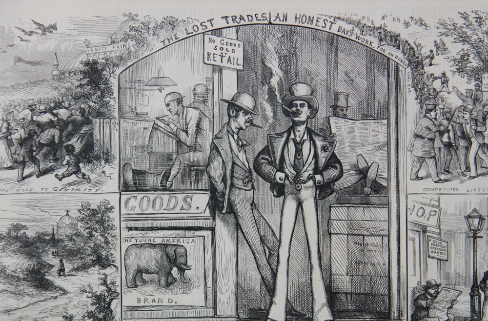 Harpers Weekly Prints, Framed - 15