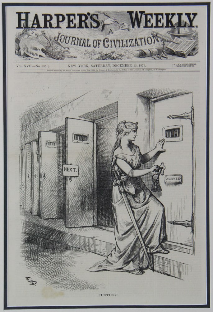 Harpers Weekly Prints, Framed - 7