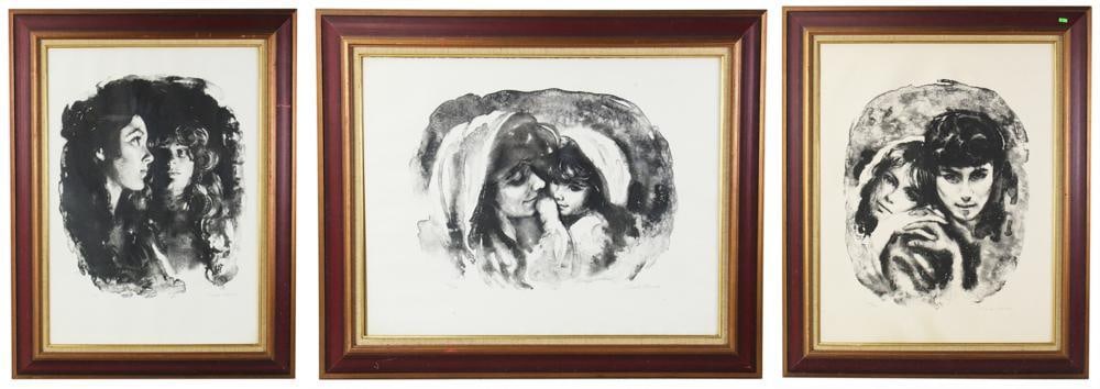 Sandu Liberman, Three Lithographs (1 of 18)