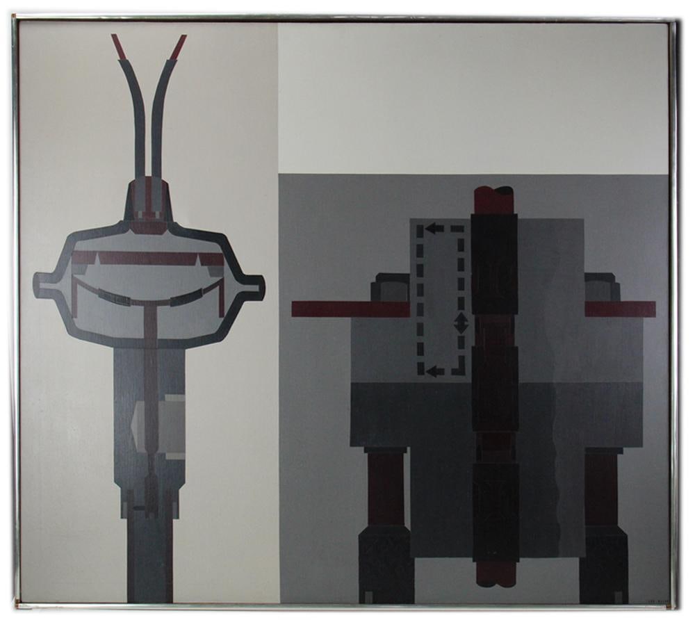 Lee Adler, "Mr. and Mrs. IV", Acrylic/Oil on Canvas (1 of 10)