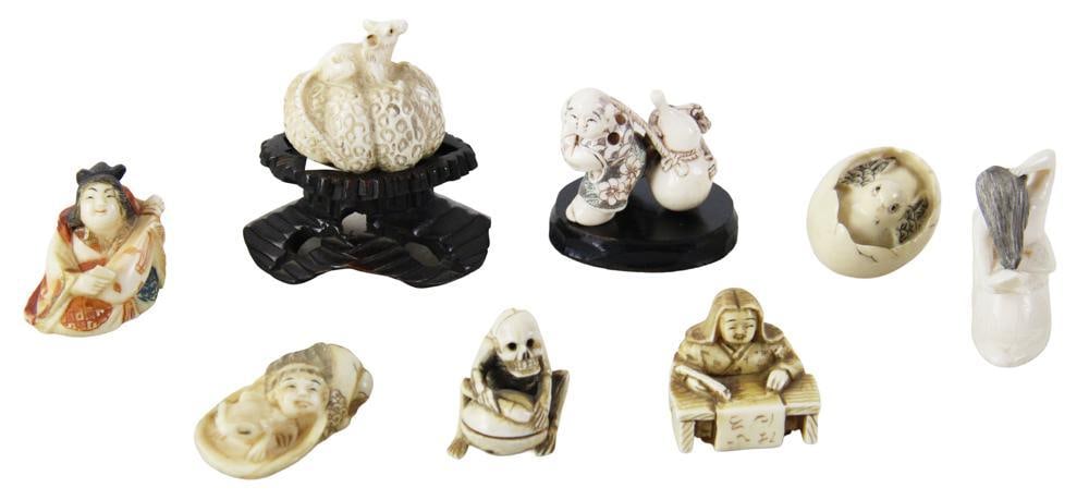 Antique Japanese Netsukes (1 of 11)
