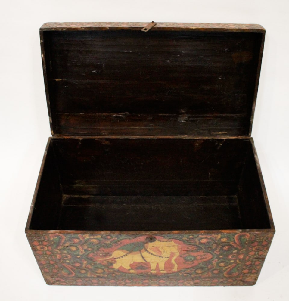 Old Tibetan Trunk, Decorated - 6