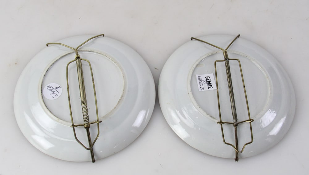 19thC Rose Mandarin Plates - 6
