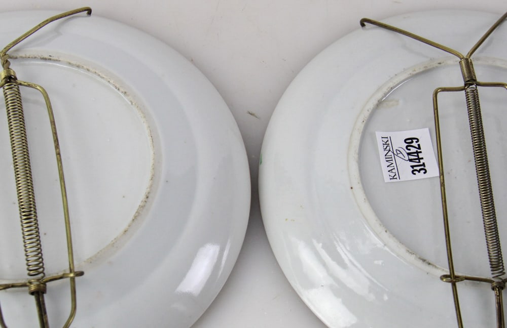19thC Rose Mandarin Plates - 7