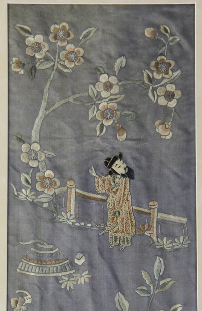 Chinese Embroidered Panel - 3