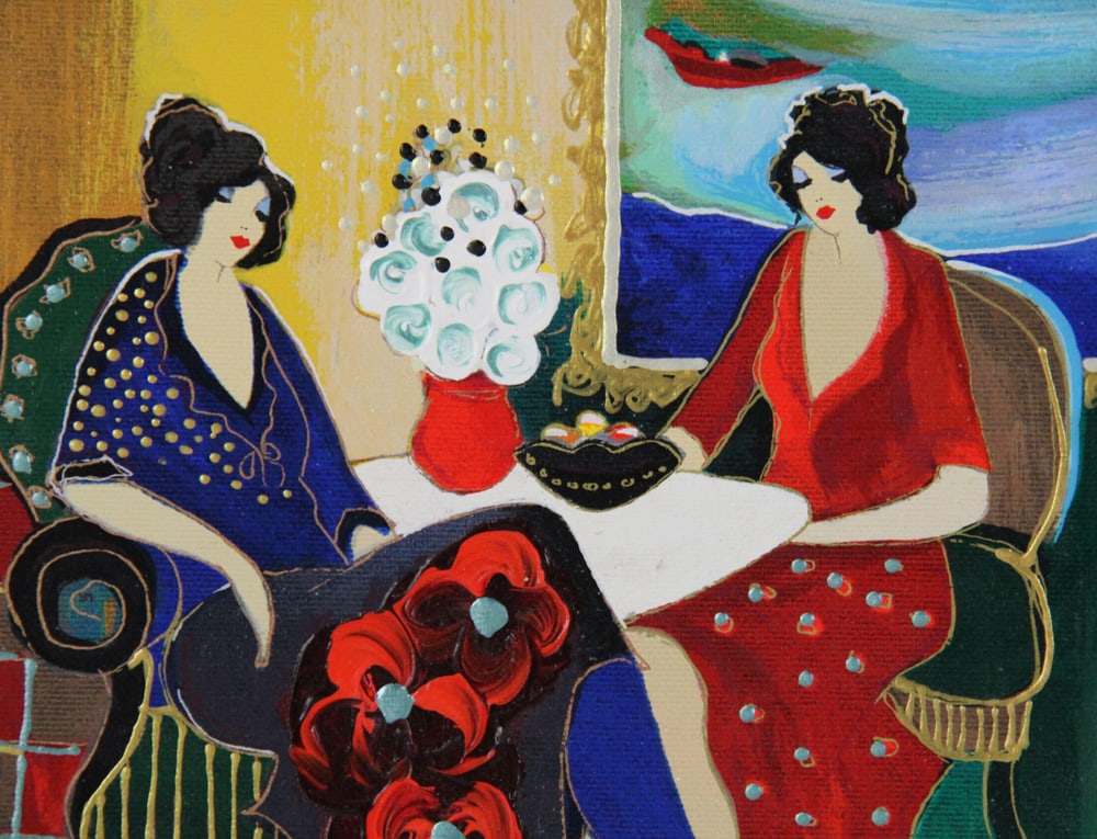 Itzchak Tarkay, "Ruby Resplendence", Serigraph - 4