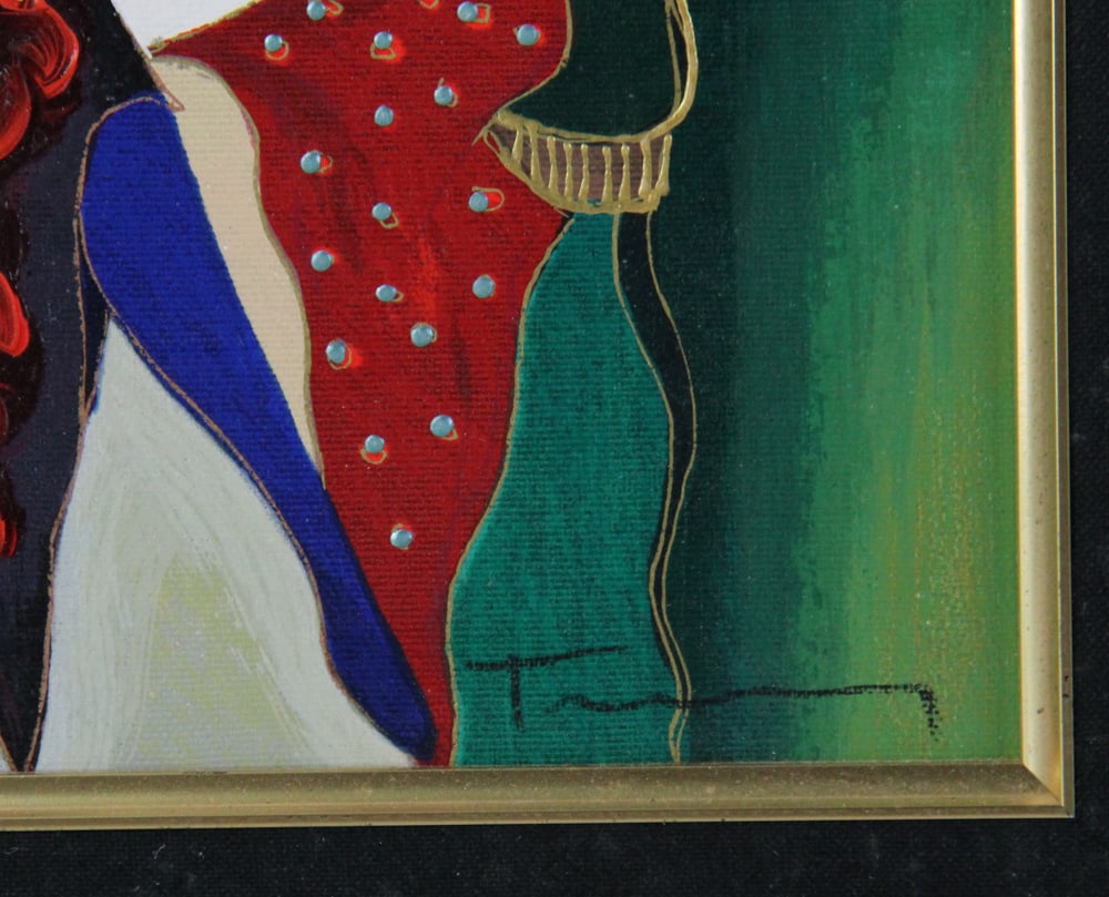 Itzchak Tarkay, "Ruby Resplendence", Serigraph - 5