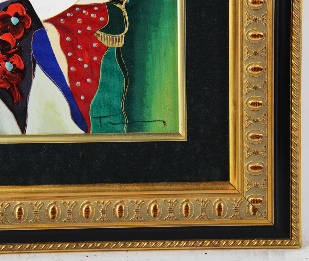 Itzchak Tarkay, "Ruby Resplendence", Serigraph - 6