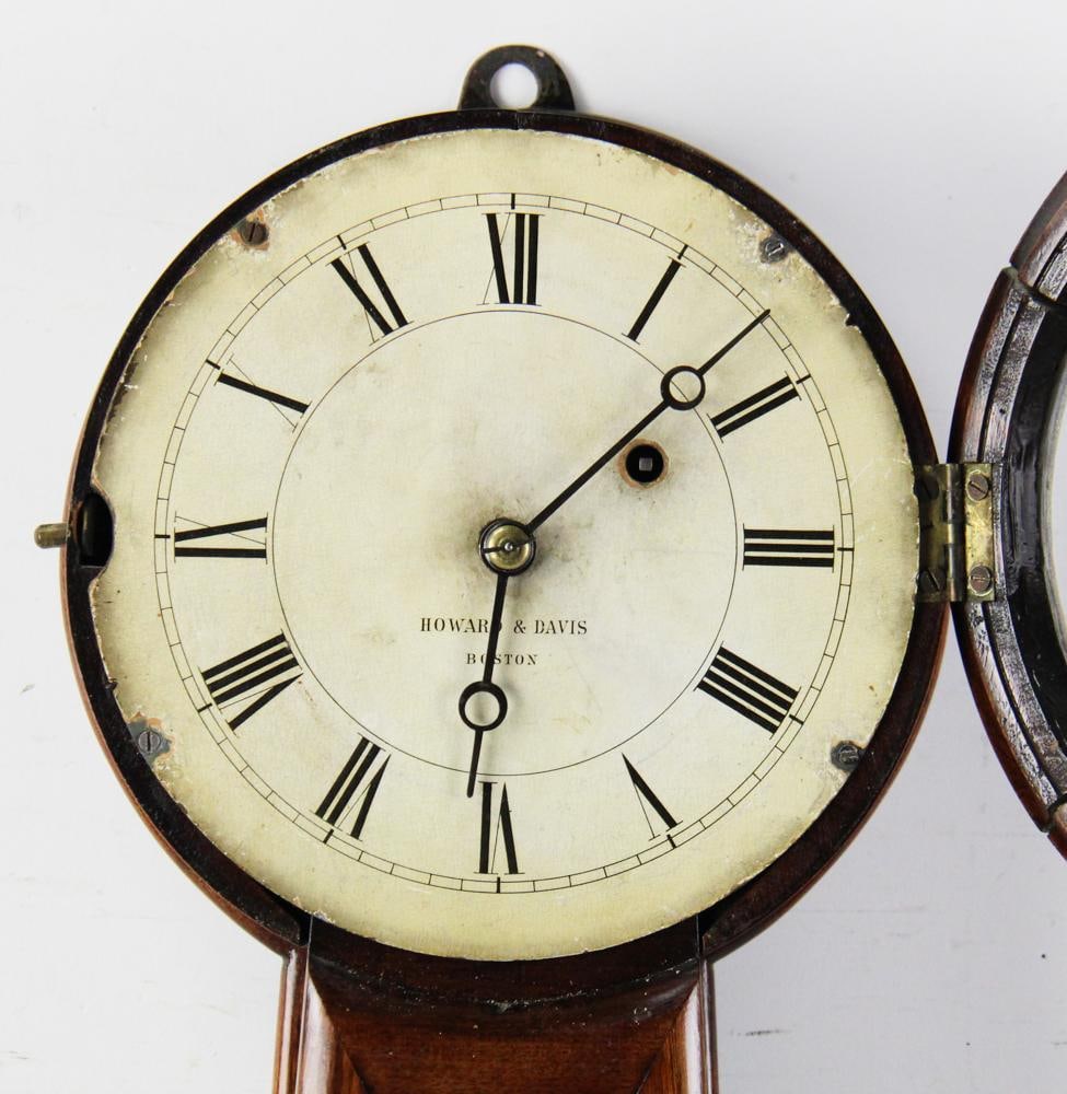 Howard and Davis Banjo Clock, 1840 - 13