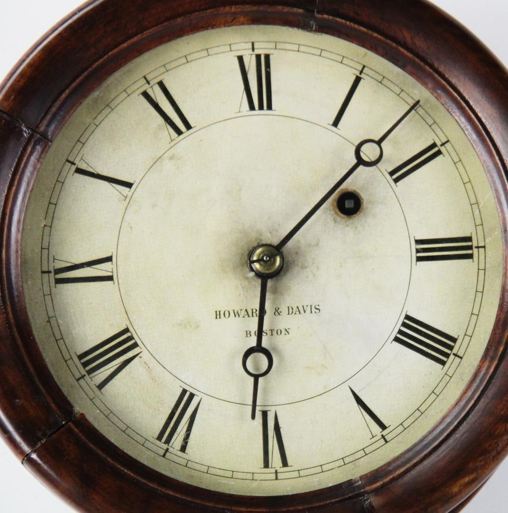Howard and Davis Banjo Clock, 1840 - 3