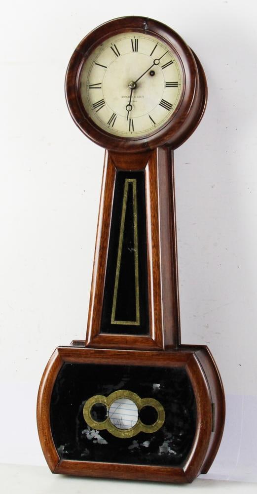 Howard and Davis Banjo Clock, 1840 - 6