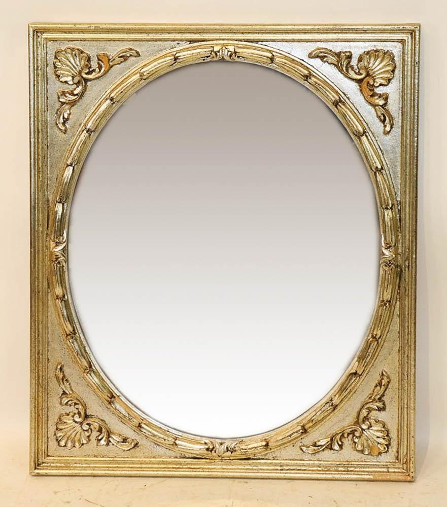 Continental Silver Gilt Mirror - 4
