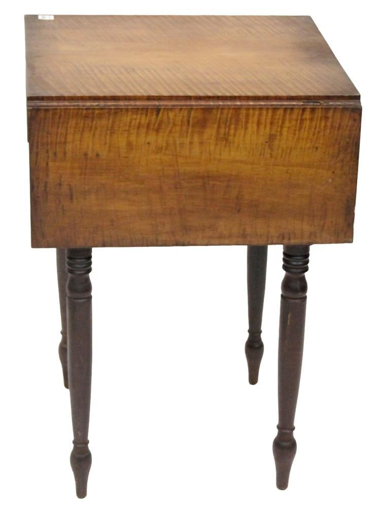 Early Tiger Maple Drop-Leaf Table (1 of 12)