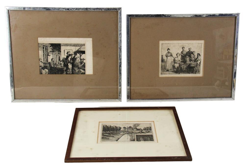David Itchkawich, Three Etchings (1 of 12)