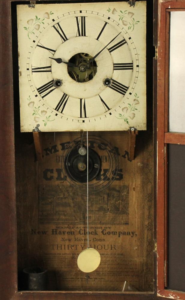 19thC New Haven Clock Co. 30-hr Clock - 7