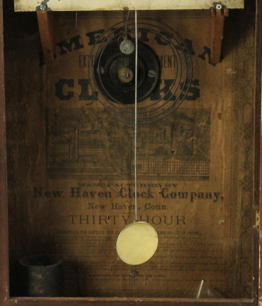 19thC New Haven Clock Co. 30-hr Clock - 9