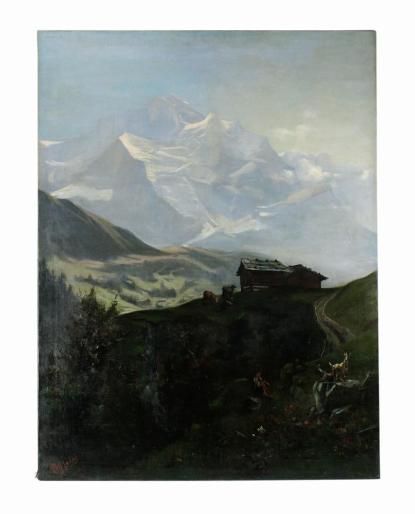 Wolf Andeul, Alps, Oil on Canvas (1 of 9)